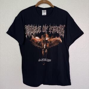 Cradle Of Filth Shirt Mens Medium The Manticore Album Graphic Tee Metal Black